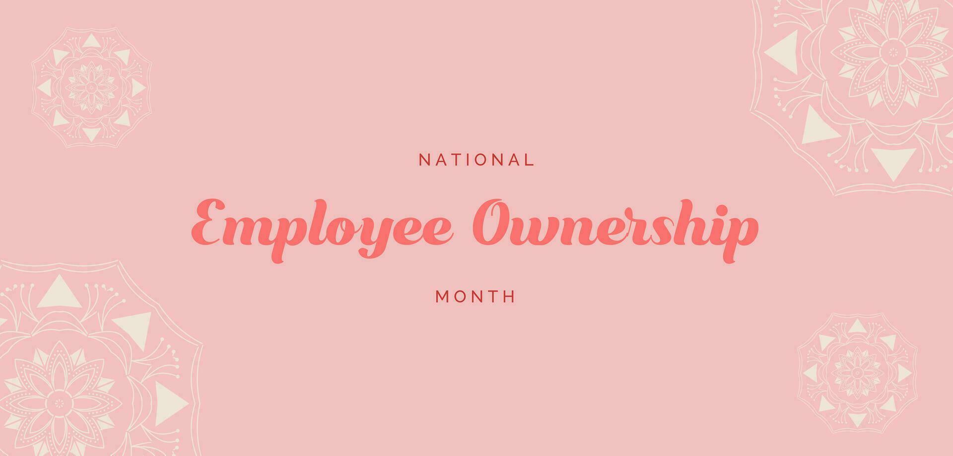 employee ownership month vector