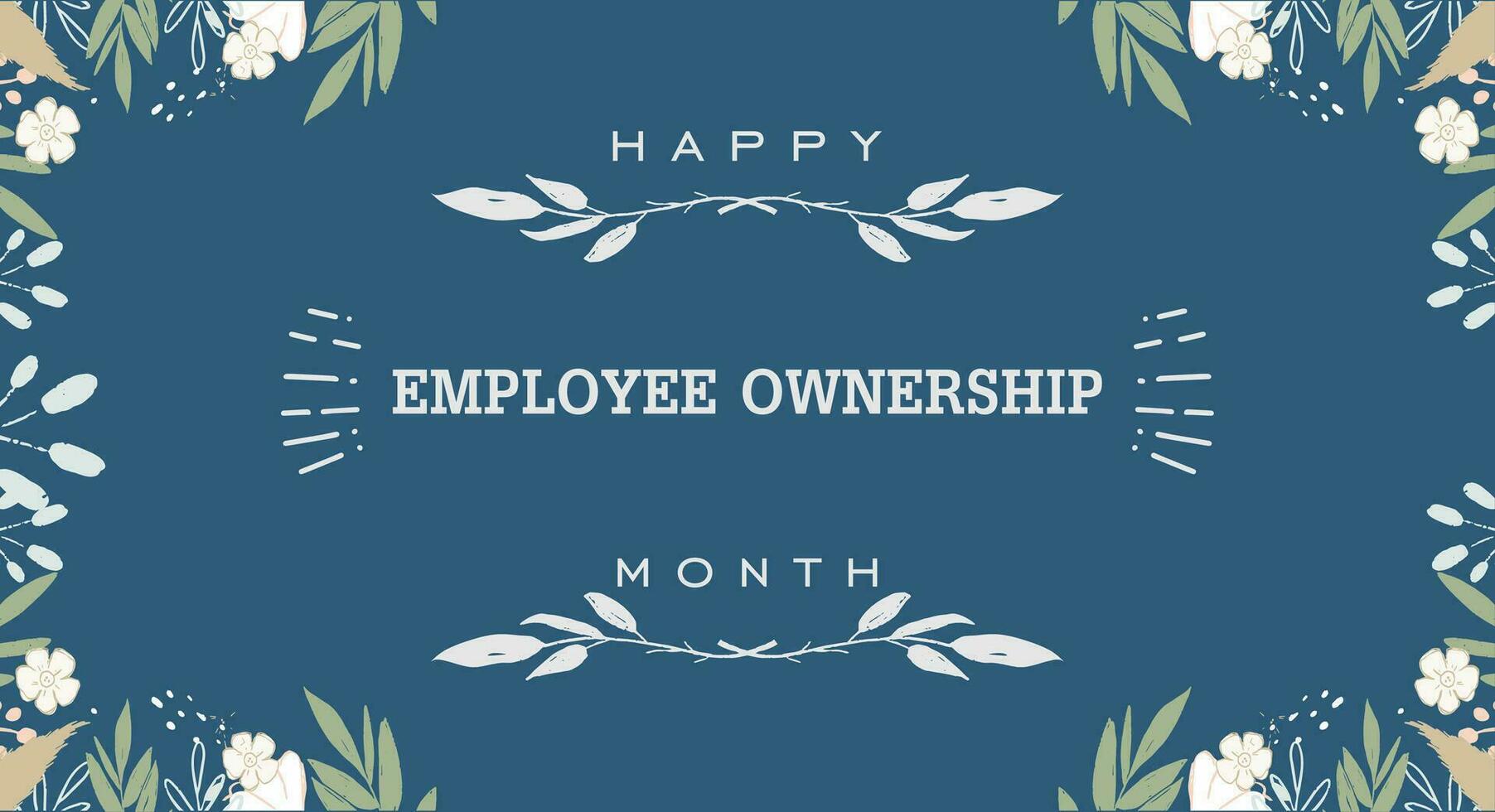 employee ownership month vector