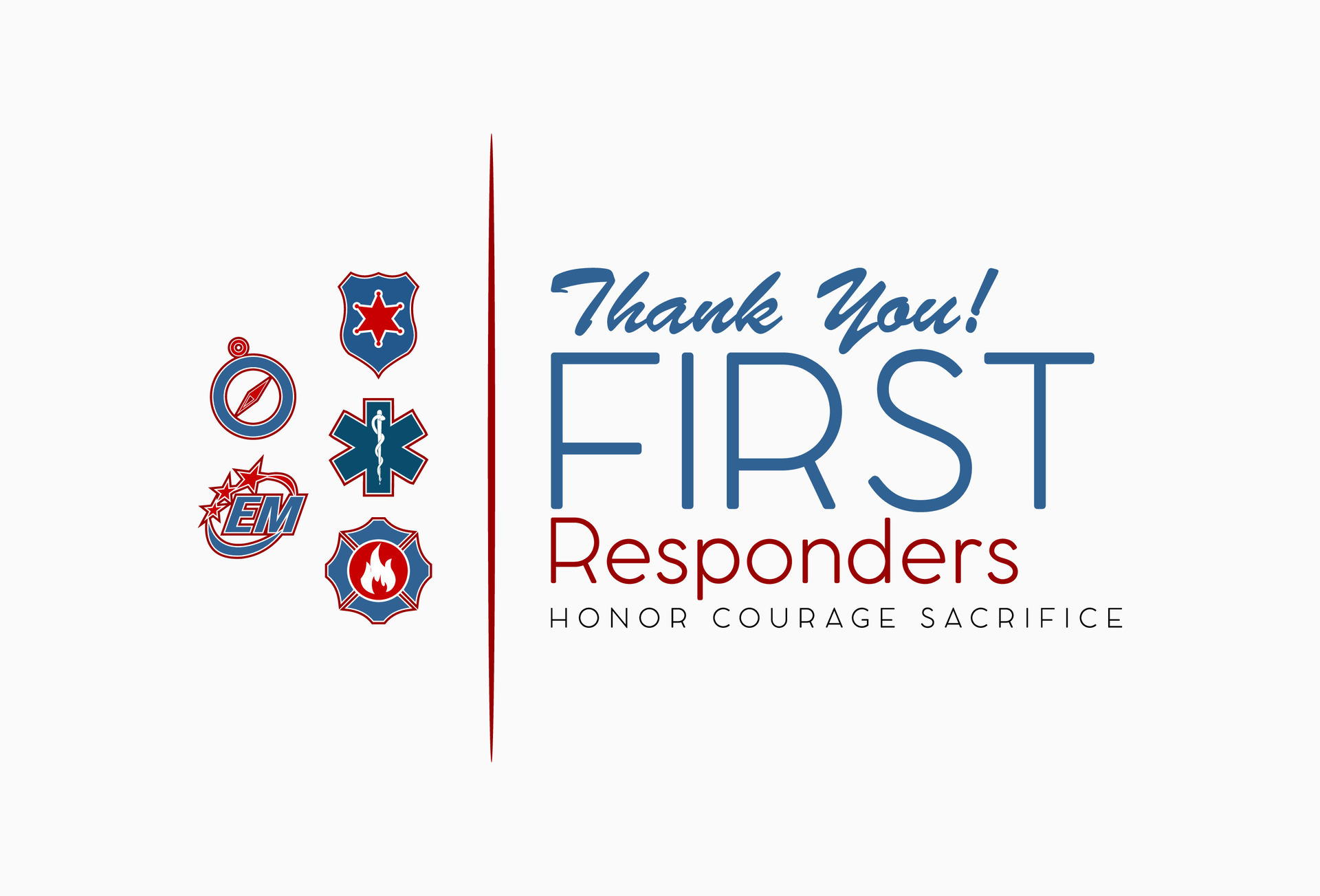 National First Responders Day 25788838 Vector Art at Vecteezy