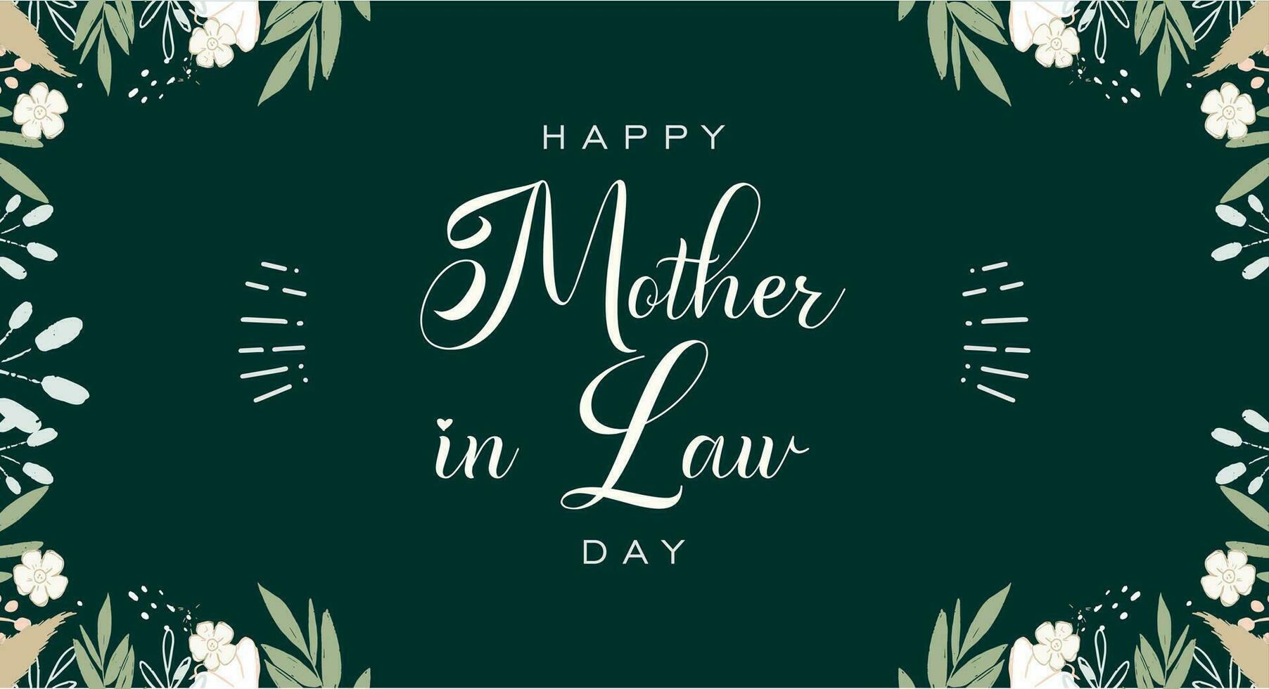 national mother in law day vector