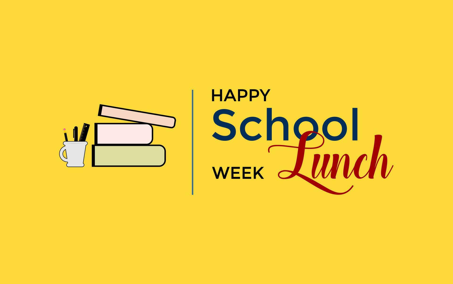 National School Lunch week 25788894 Vector Art at Vecteezy