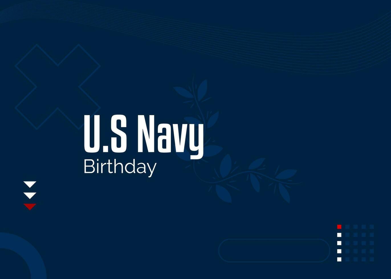 Navy Birthday. Happy Birthday navy vector