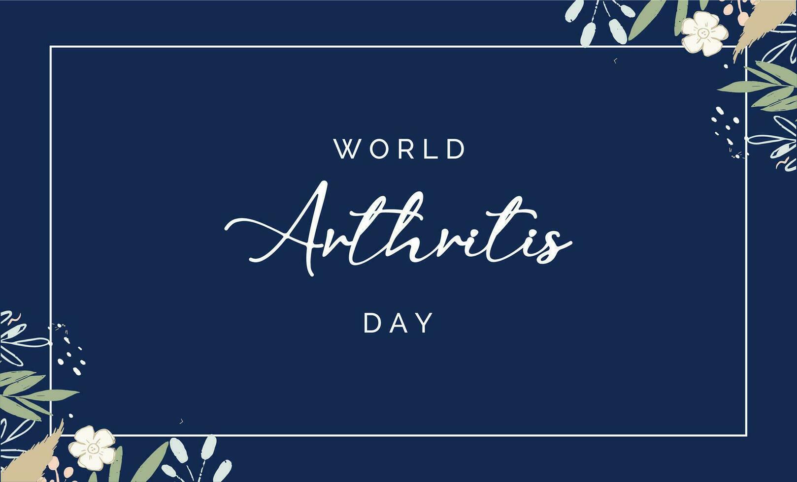 world arthritis day vector