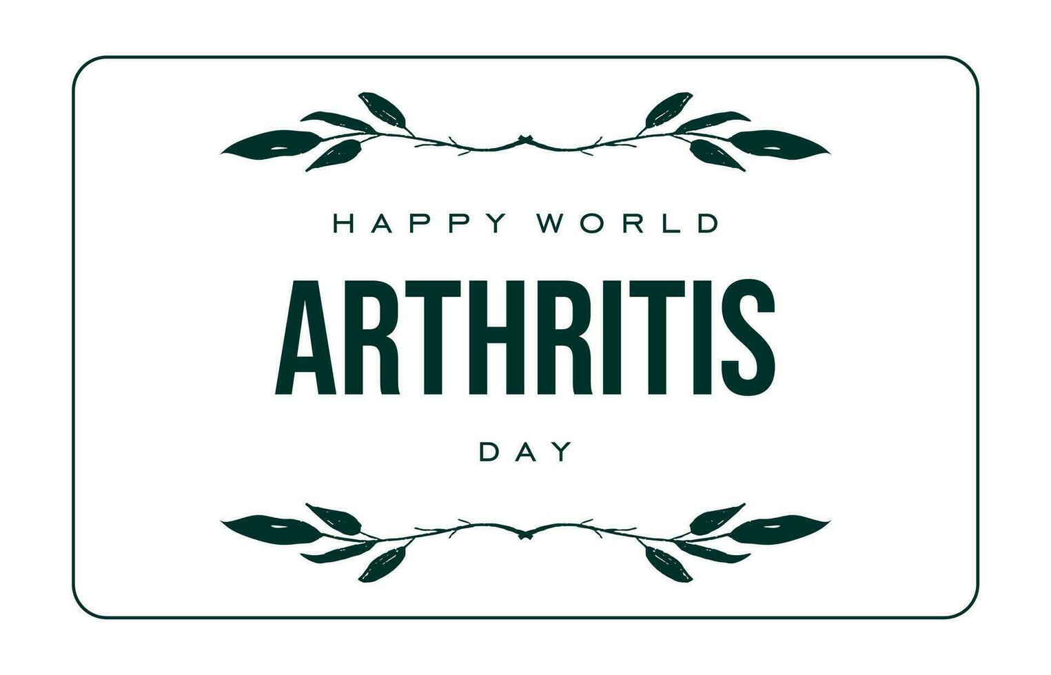 world arthritis day vector