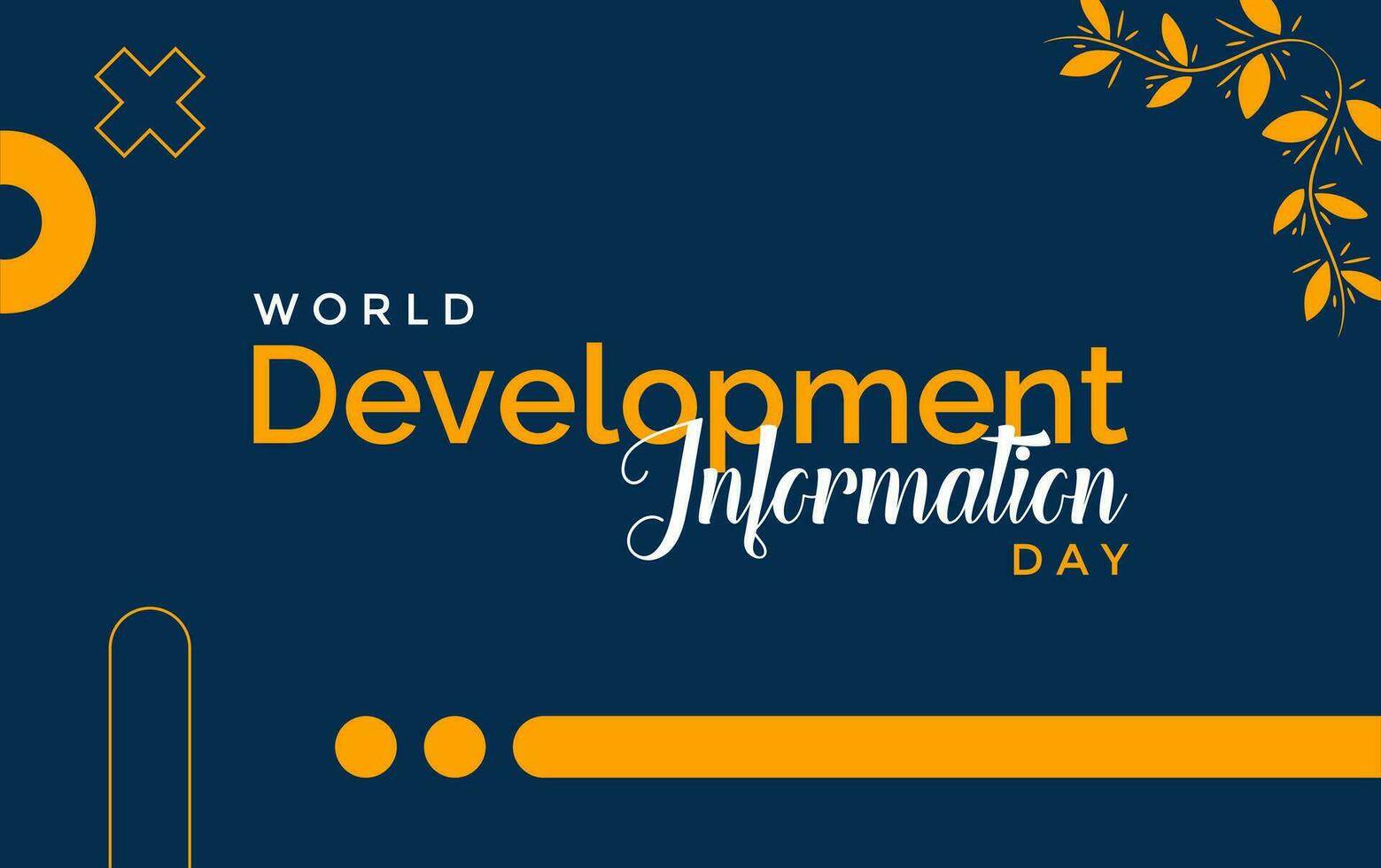 world development information day vector