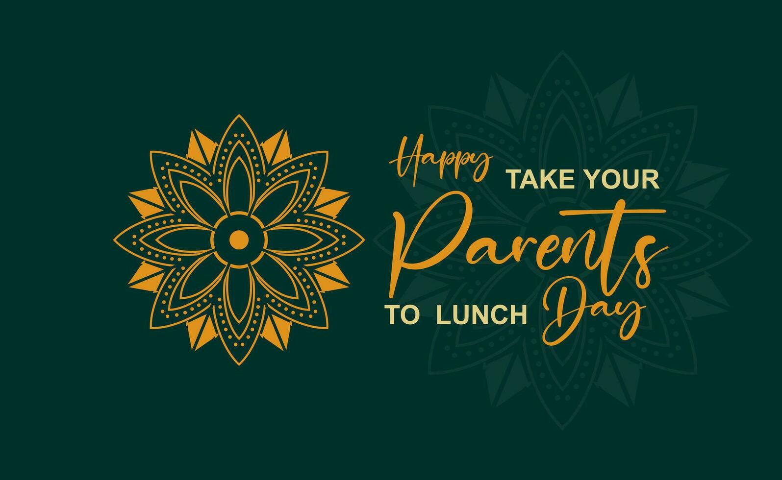 national take your parents to... vector