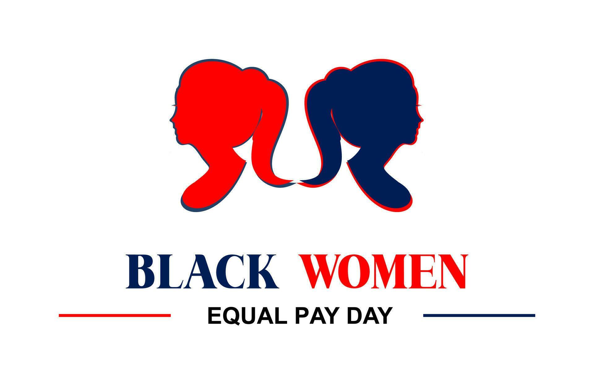 black women equal pay day 25789037 Vector Art at Vecteezy
