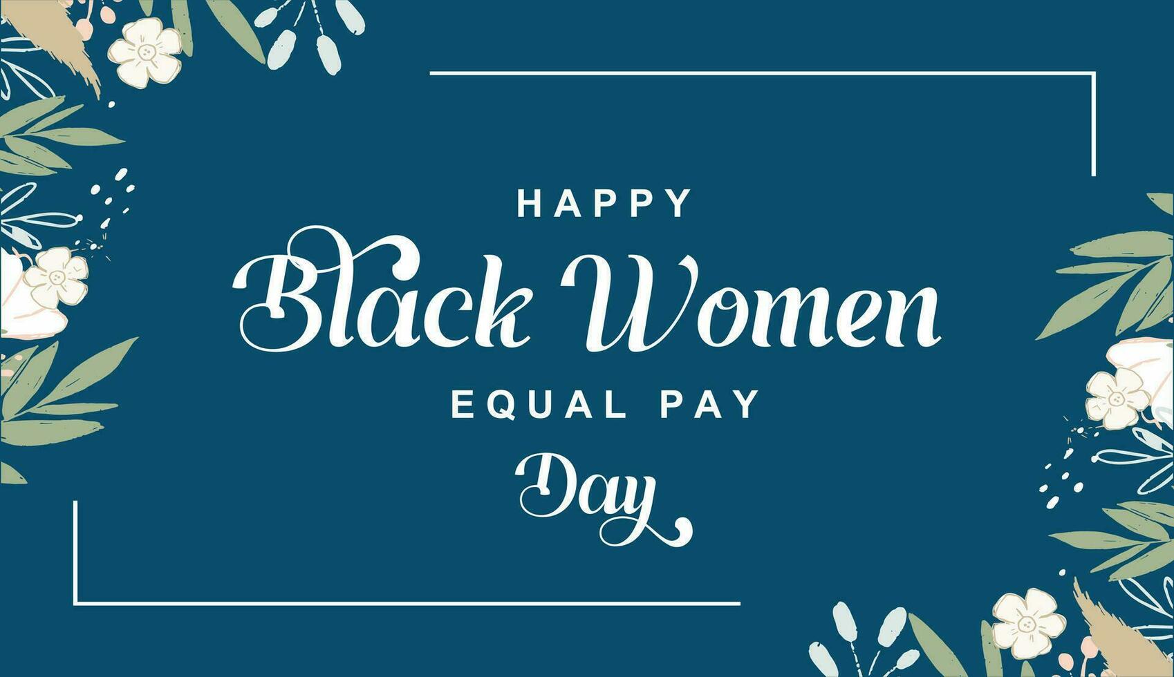 black women equal pay day 25789043 Vector Art at Vecteezy