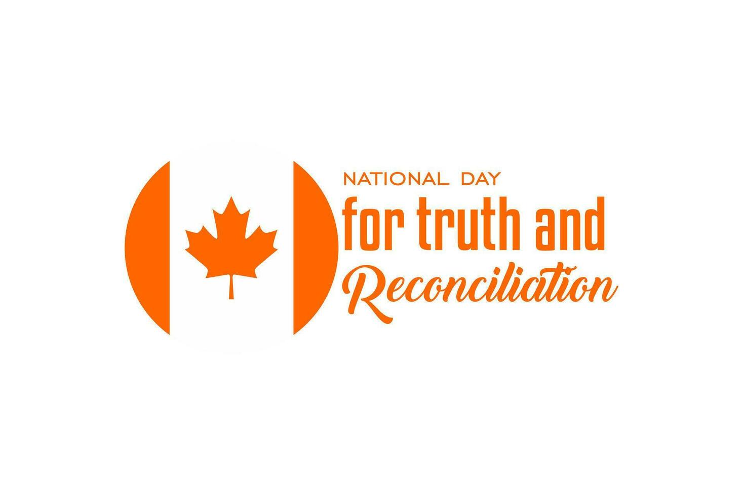 national day for truth and reconciliation vector