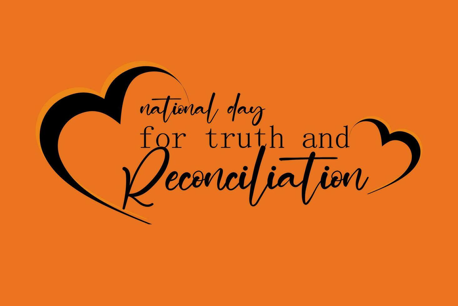 national day for truth and reconciliation vector