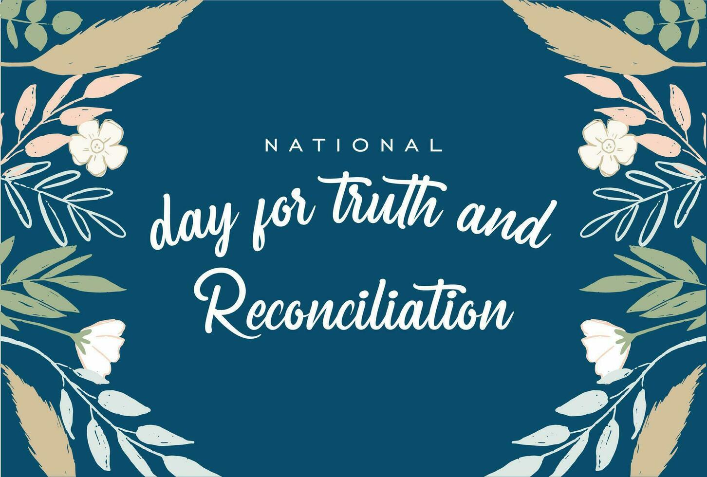national day for truth and reconciliation vector