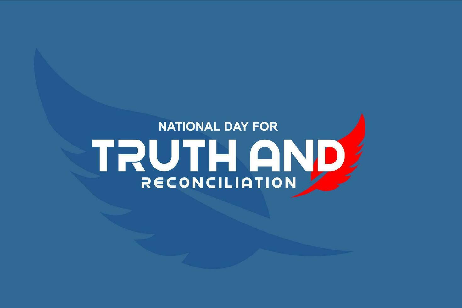 national day for truth and reconciliation vector