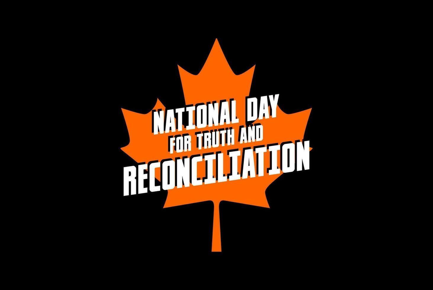 national day for truth and reconciliation vector