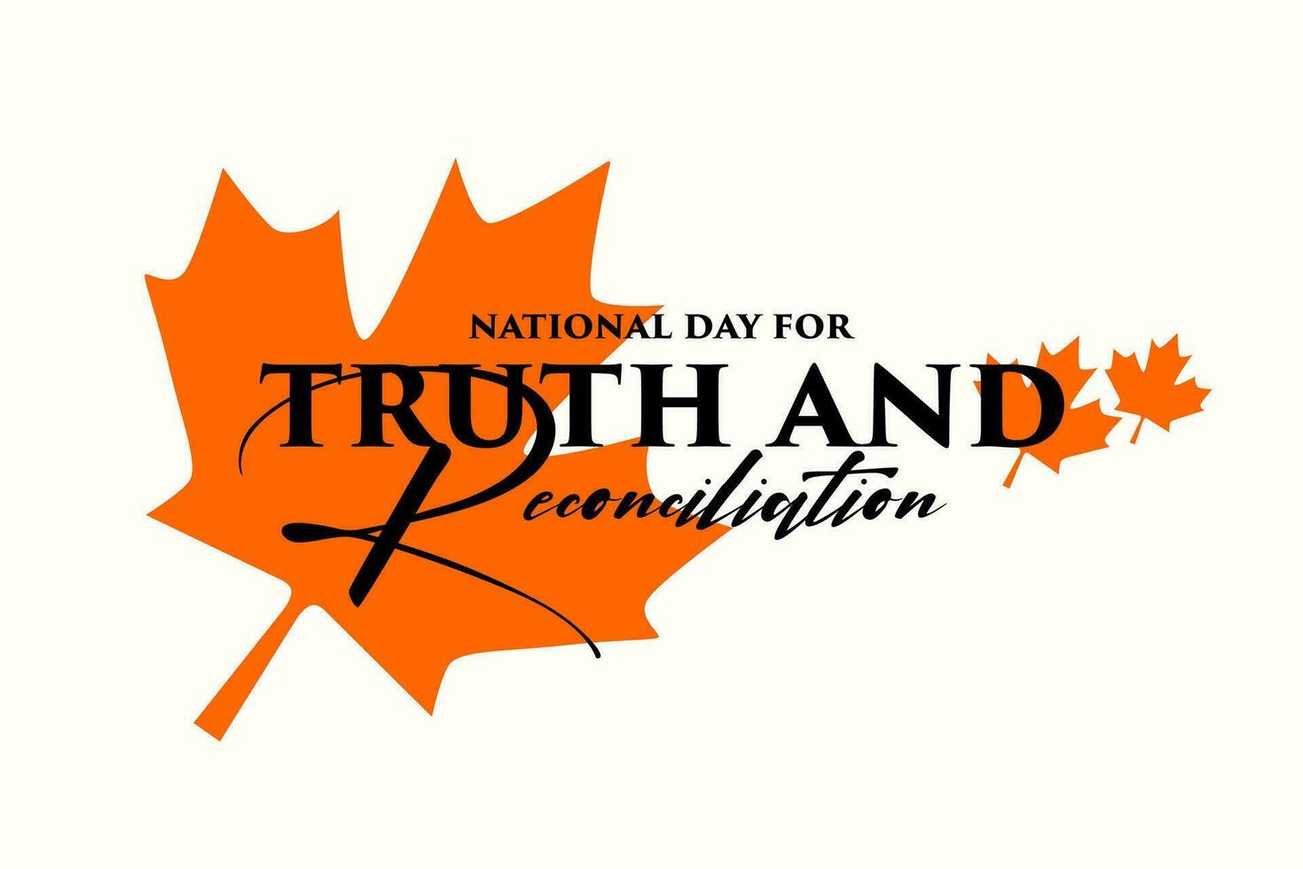 national day for truth and reconciliation vector