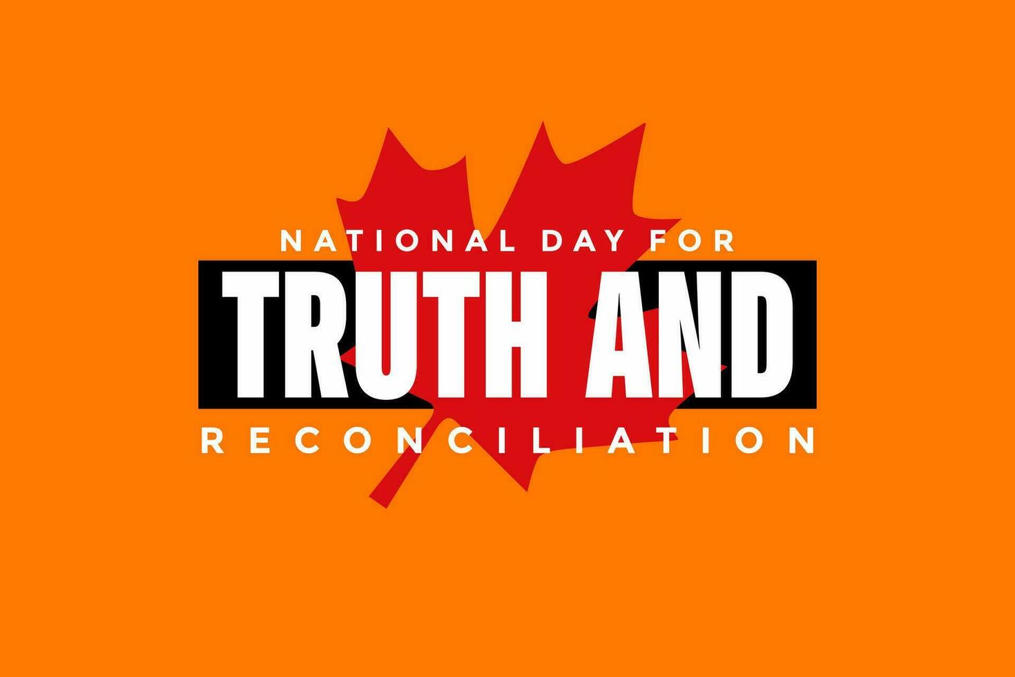 national day for truth and reconciliation 25789074 Vector Art at Vecteezy