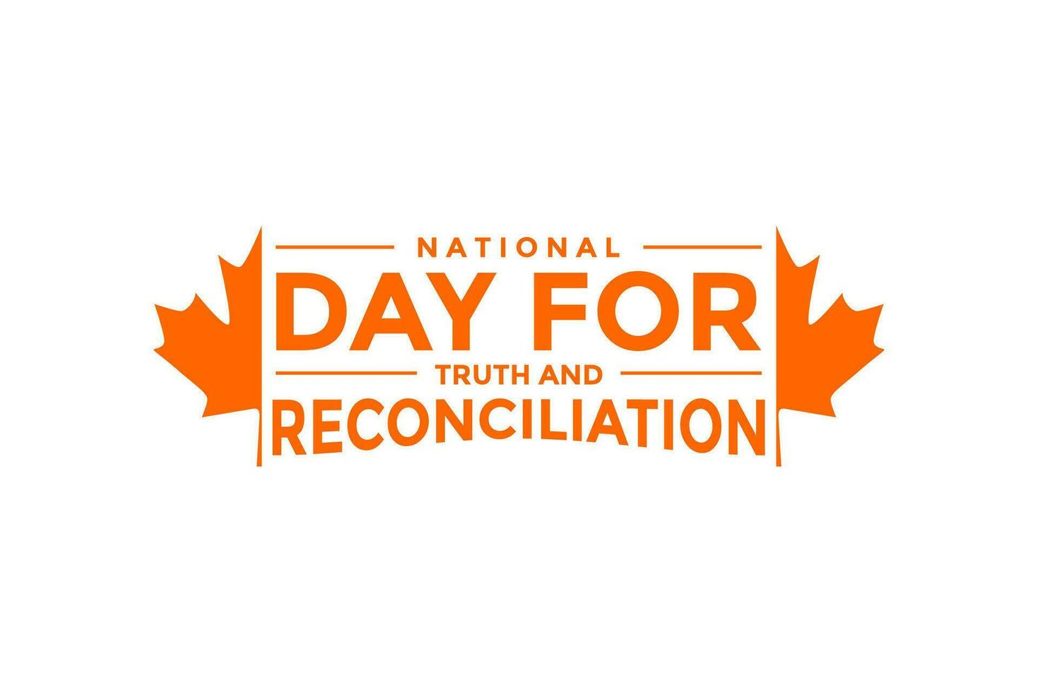 national day for truth and reconciliation vector