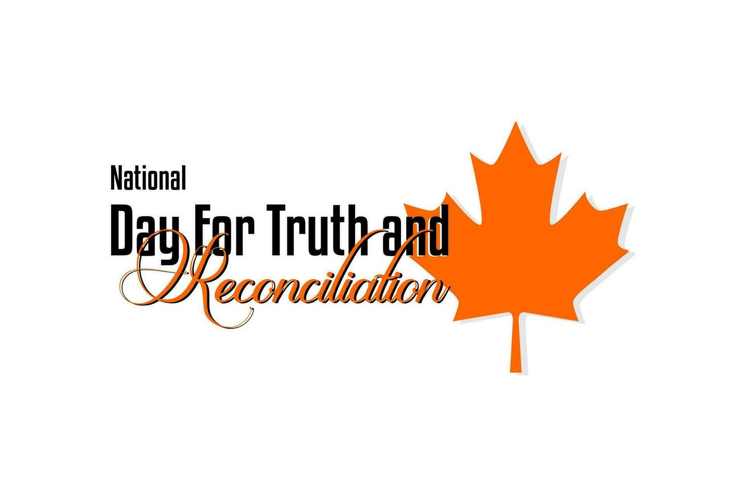 national day for truth and reconciliation vector