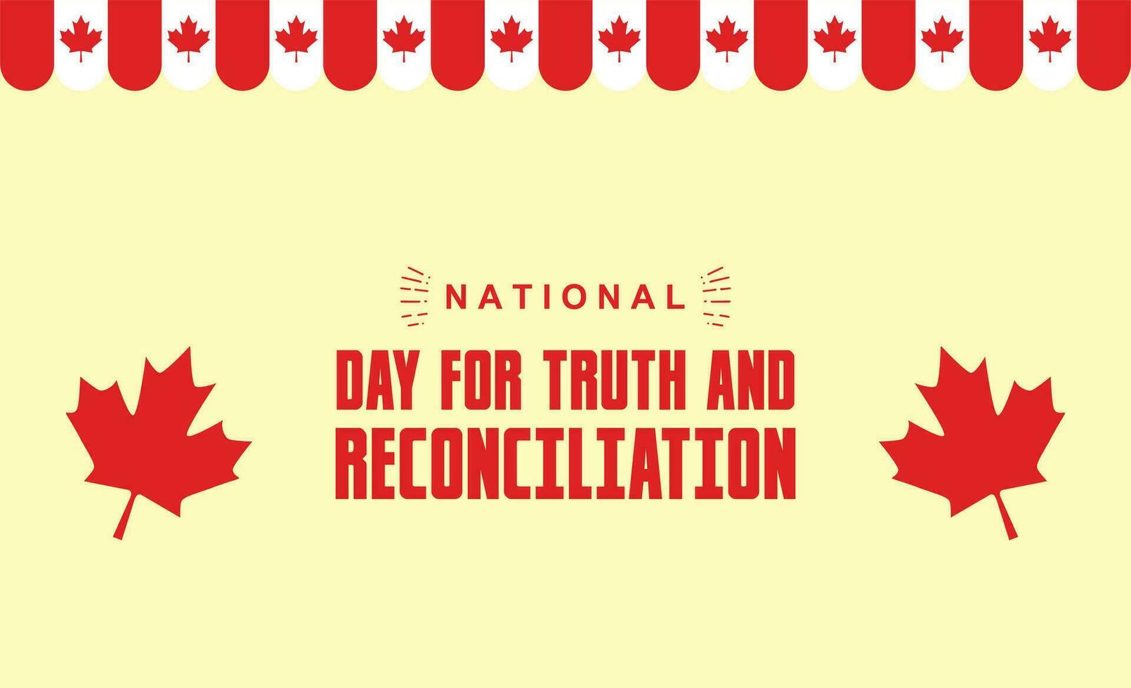 national day for truth and reconciliation vector