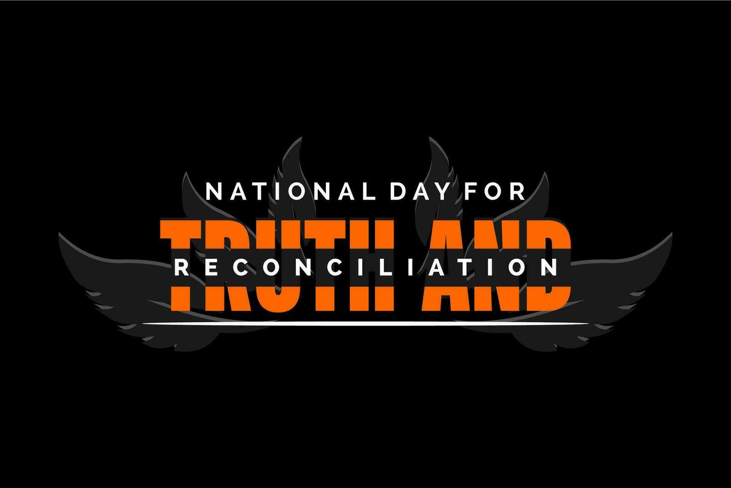 national day for truth and reconciliation vector