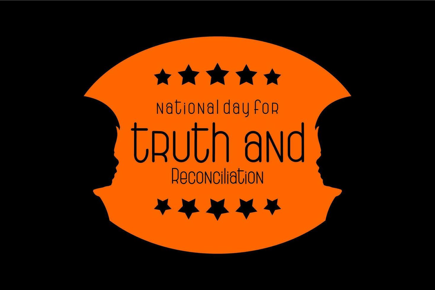 national day for truth and reconciliation vector
