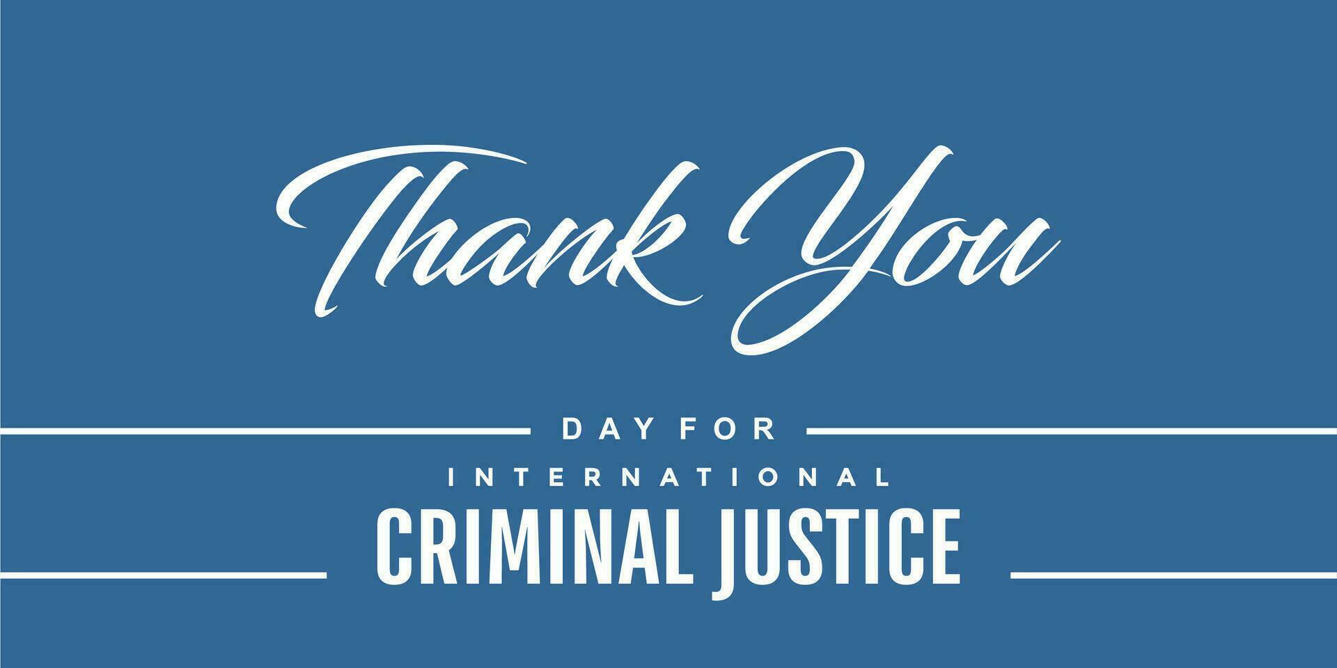 day for international criminal justice vector