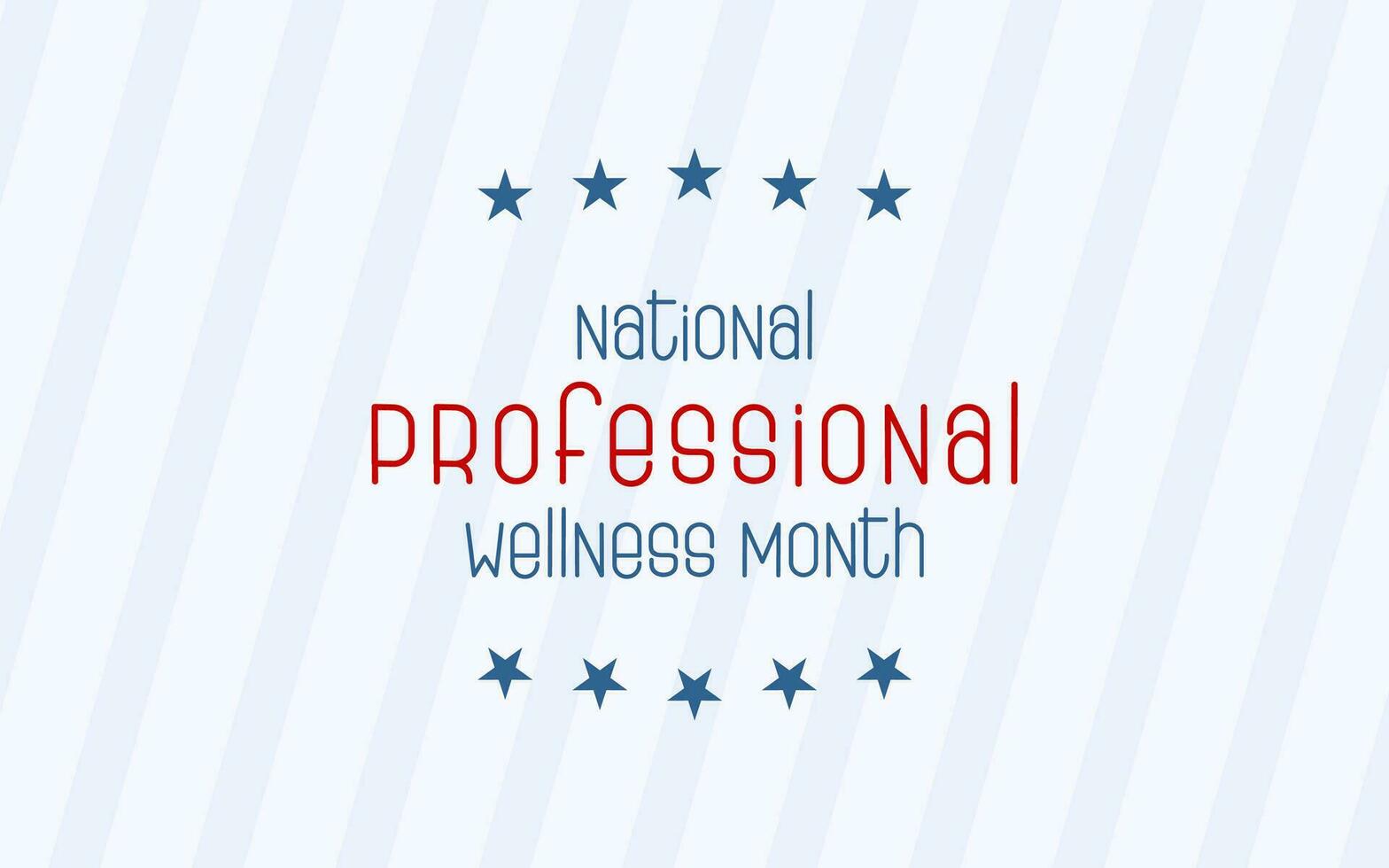 national professional wellness month 25789139 Vector Art at Vecteezy