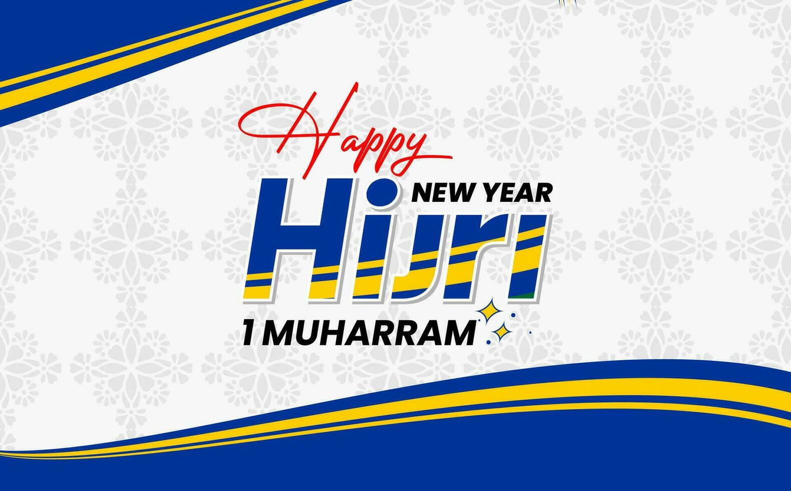 hijri new year vector