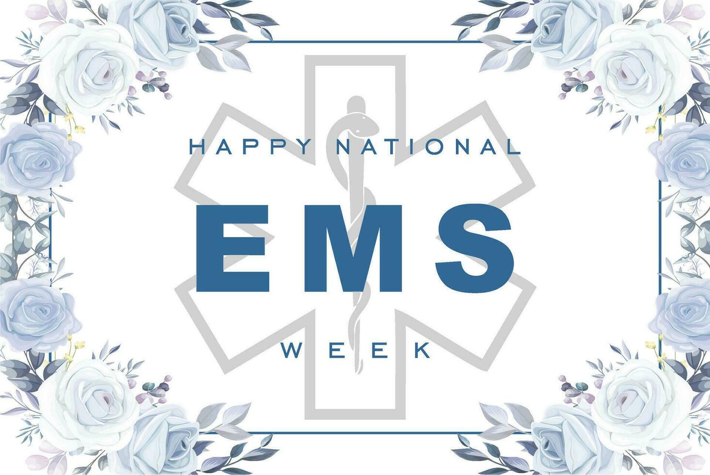 Emergency Medical Services Week vector