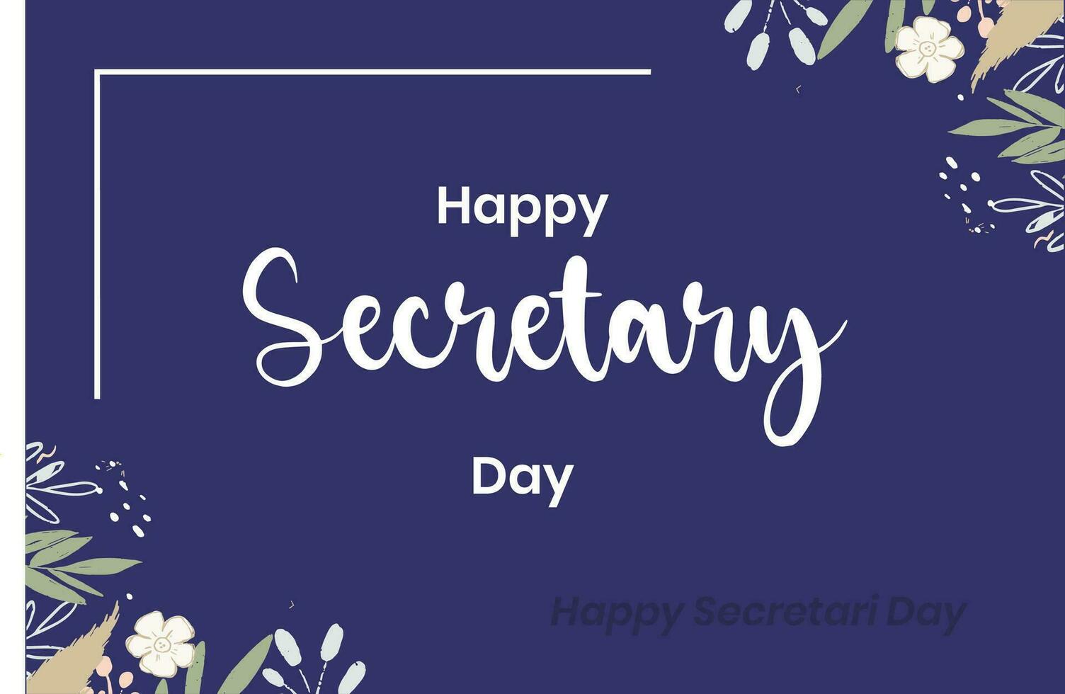 national secretary day, admin day, holiday concept 25789221 Vector Art ...