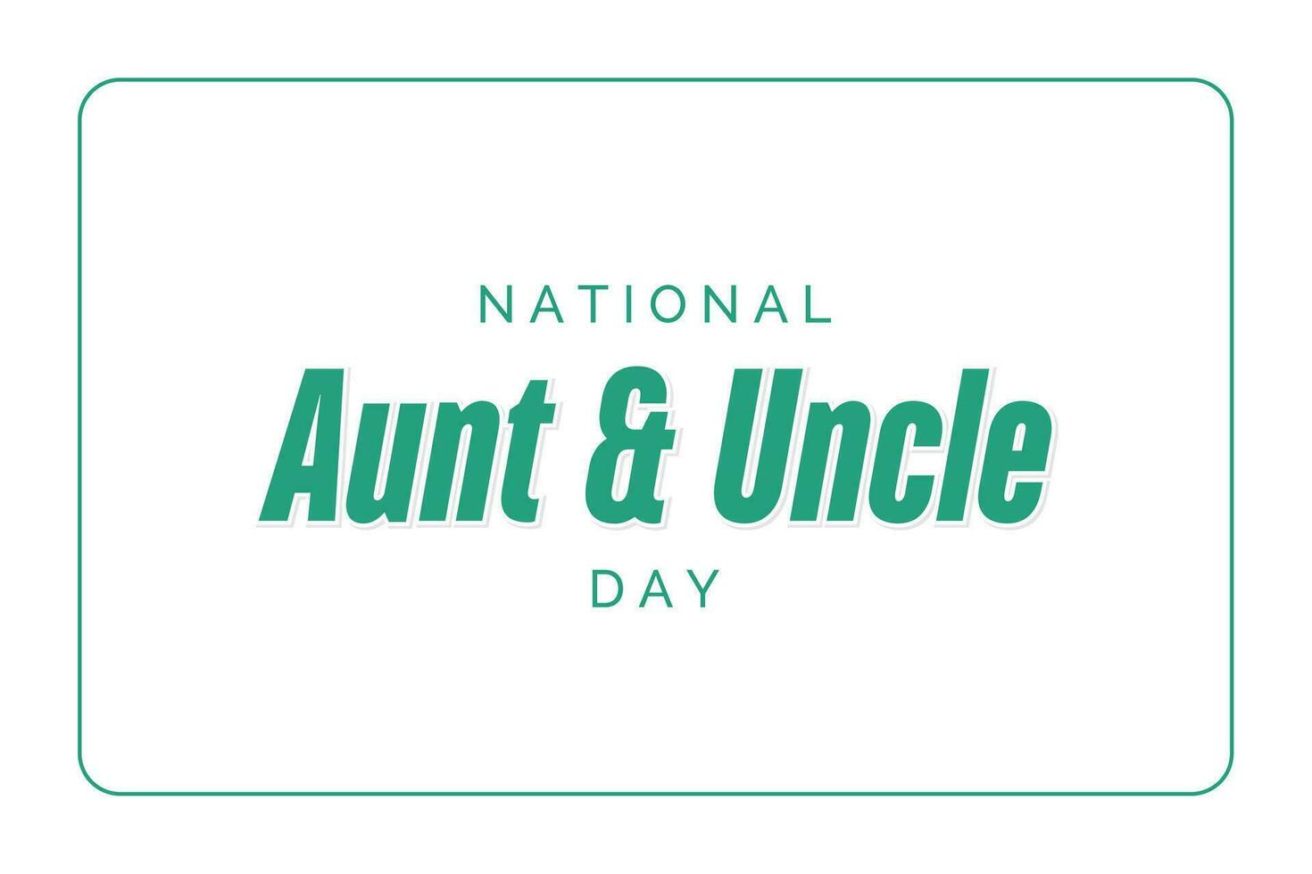 National Aunt and Uncle Day, Holiday concept. Template for background  25789254 Vector Art at Vecteezy