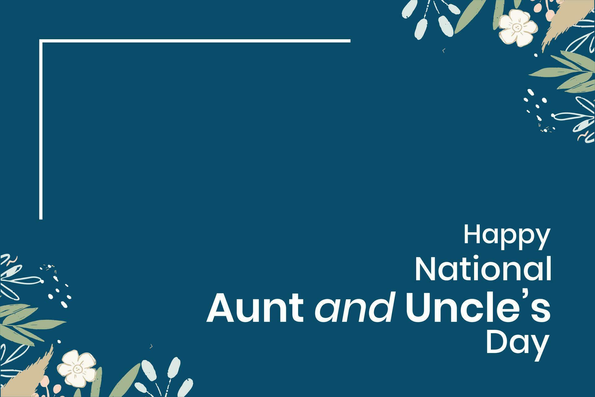 National Aunt and Uncle Day, Holiday concept. Template for background