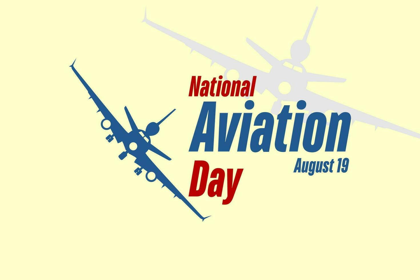National Aviation Day 25789302 Vector Art at Vecteezy