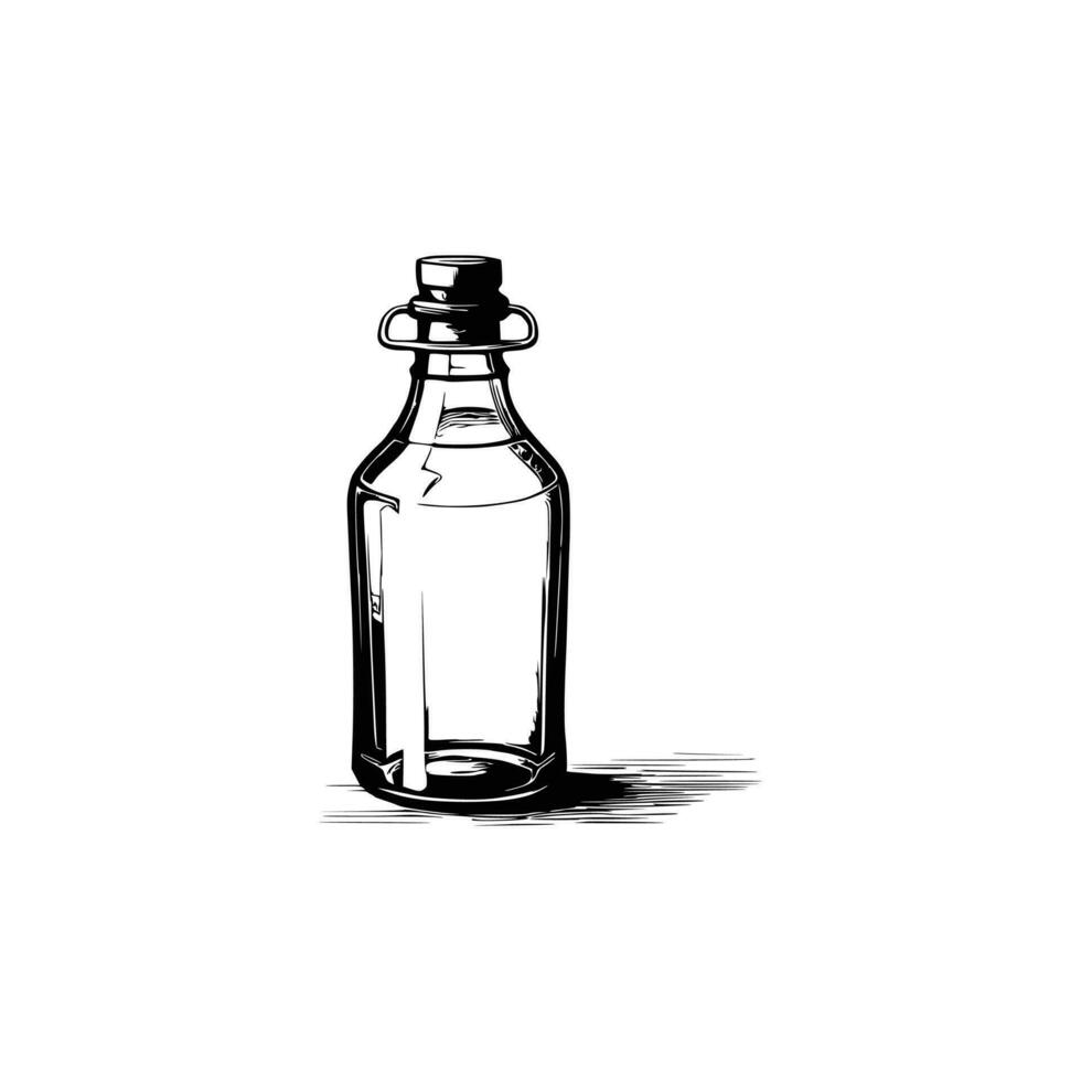 Glass Bottle Vector