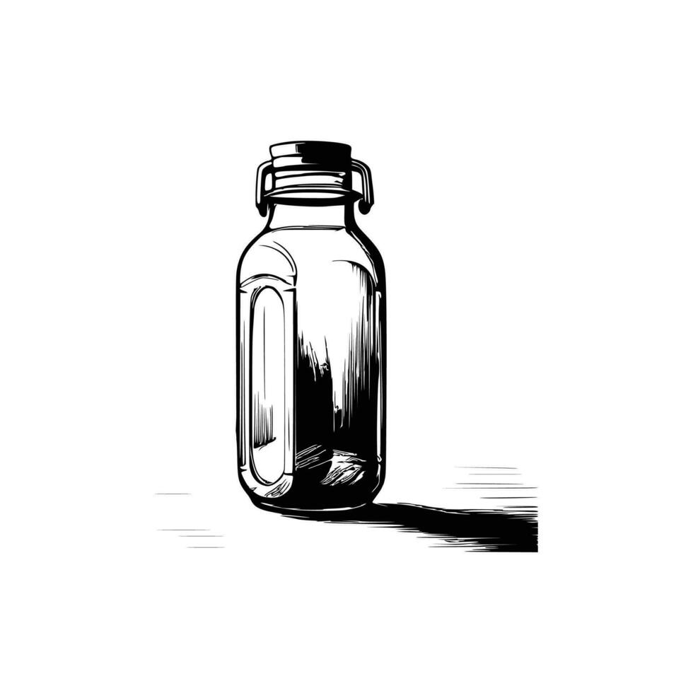 Glass Bottle Vector