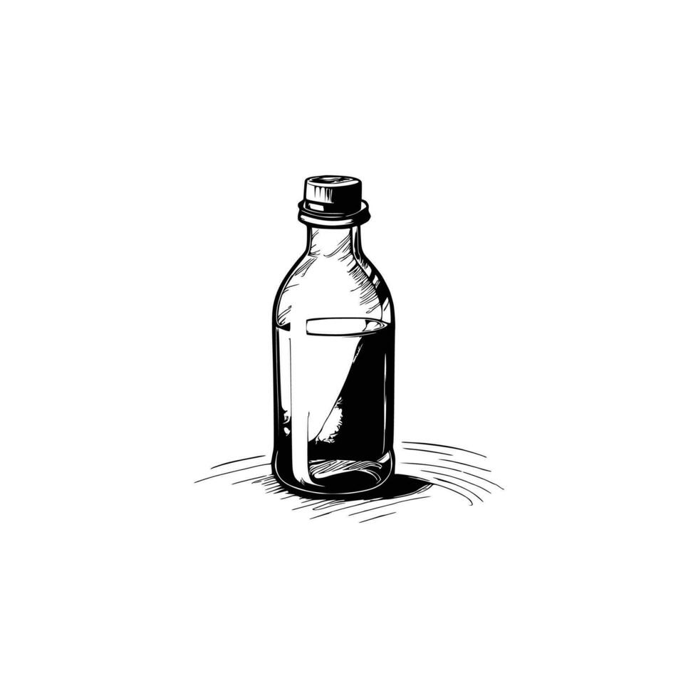 Glass Bottle Vector