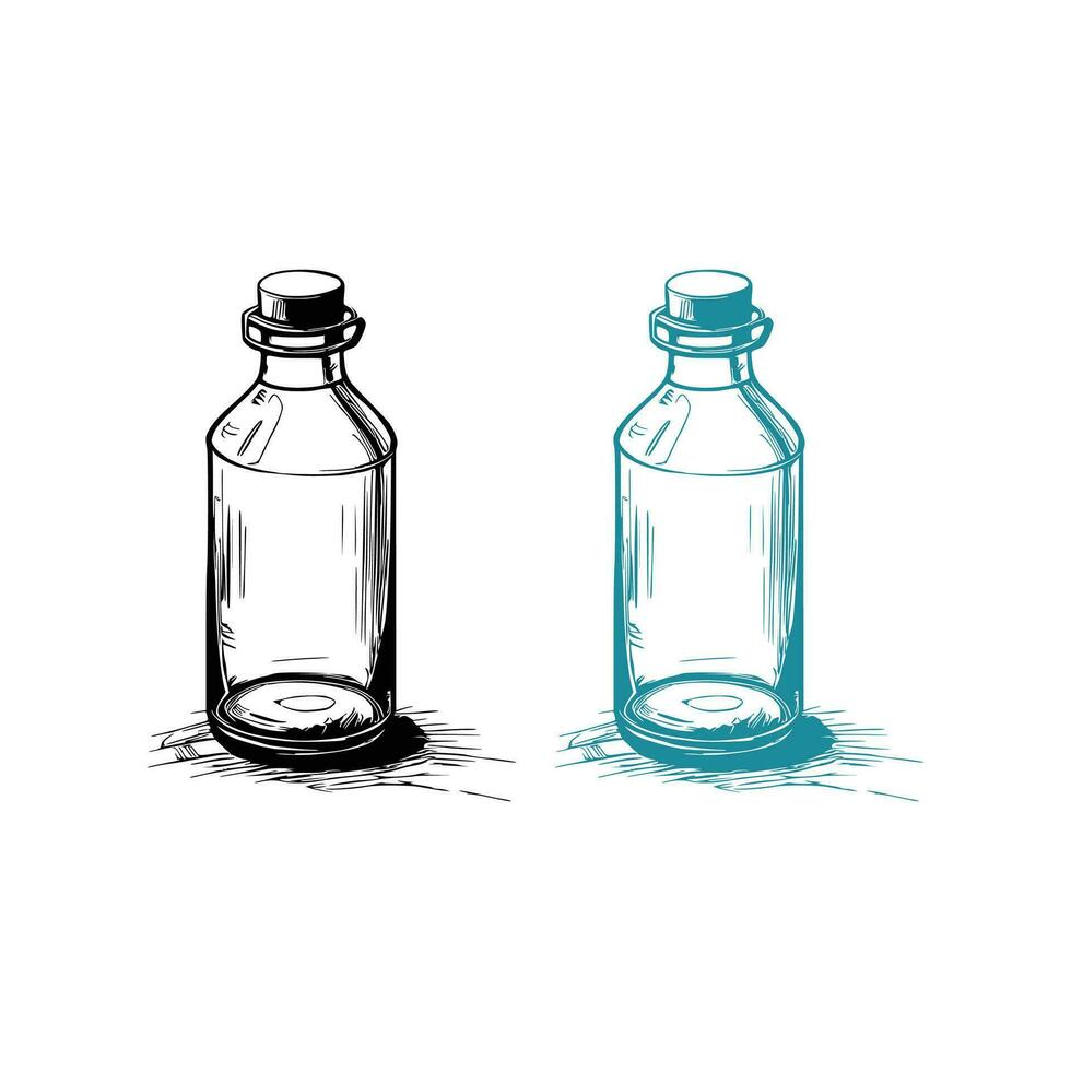 Glass Bottle Vector 25790447 Vector Art at Vecteezy
