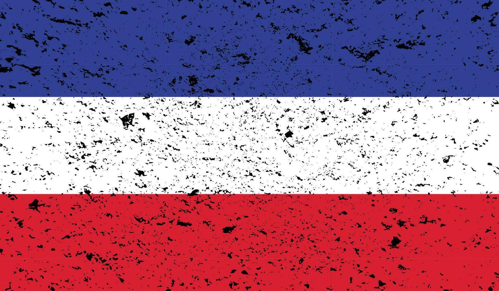 France national flag with grain textured effect vector