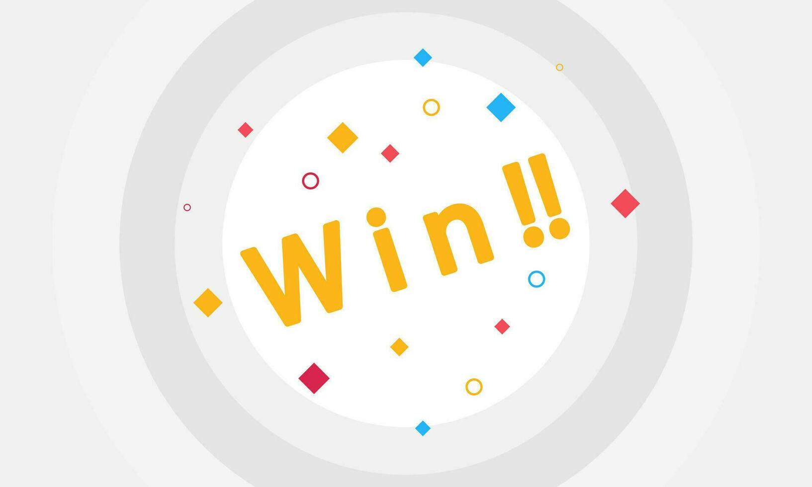 Winer sign. Congratulations win banner. Abstract liquid shape gradient template banner with gradient color dot technology background Design with vector design
