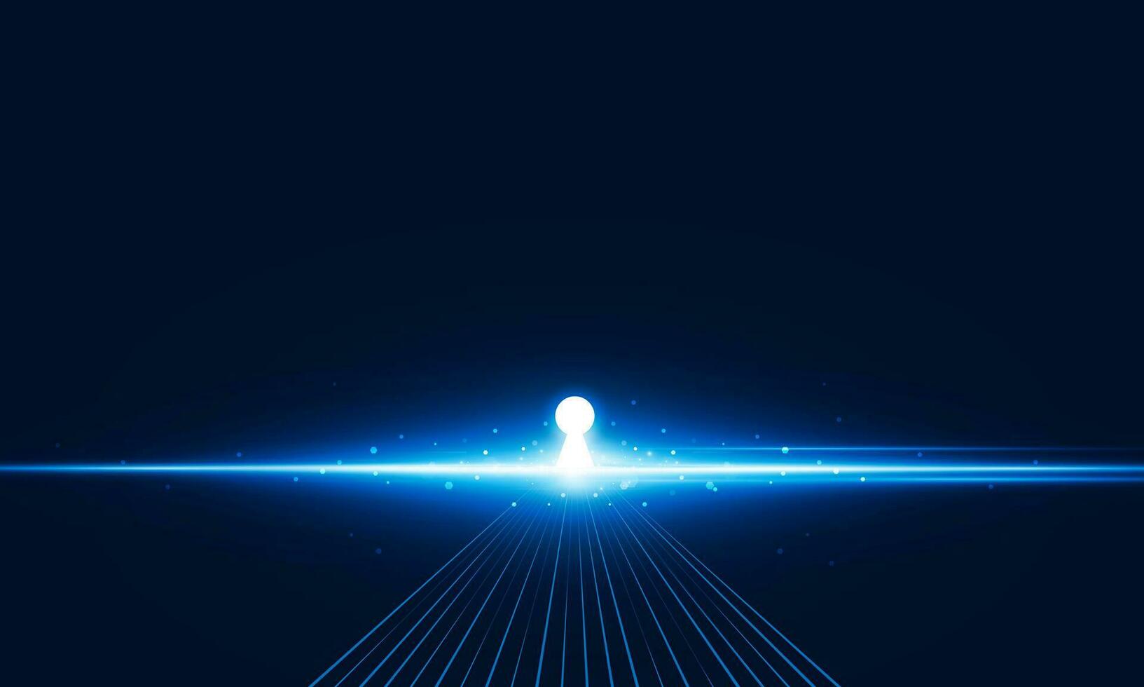 Abstract Door open Light of technology background Hitech communication concept innovation background vector design.