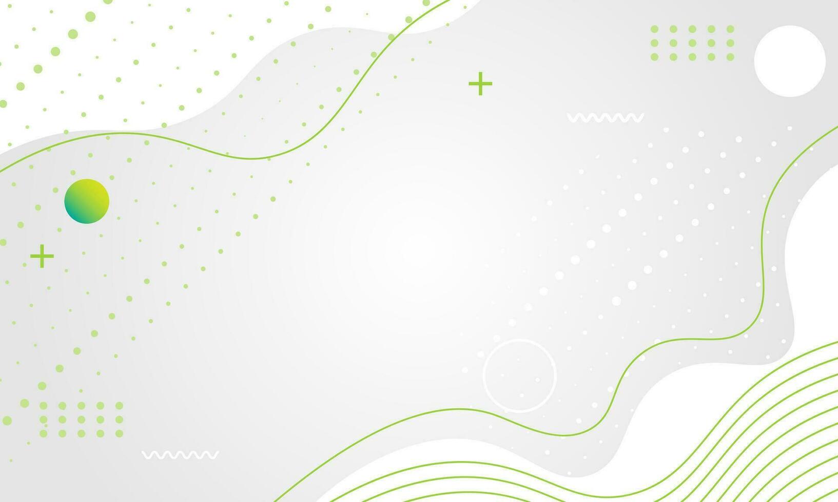 Abstract green colorful template banner with gradient color and small polka dot technology background Design with liquid shape vector design