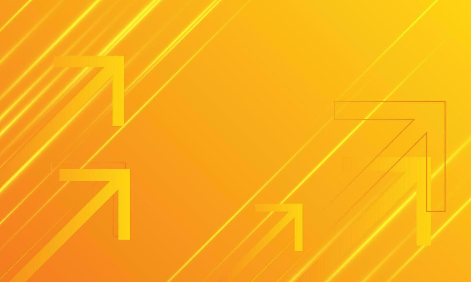 abstract arrow speed light orange geometric background. Dynamic shapes composition technology Hitech communication concept innovation vector design