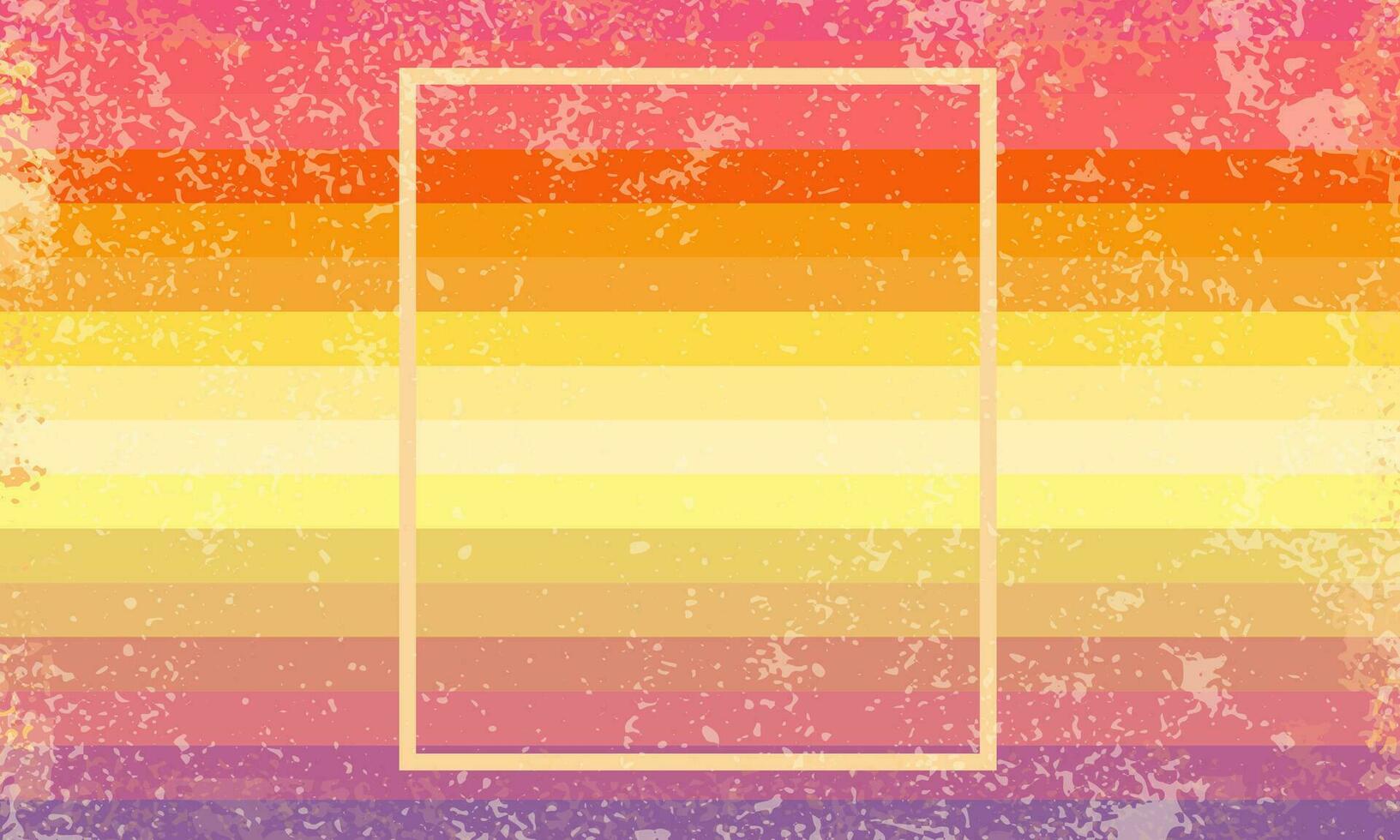 Grunge Sunset of Summer art line template background vector design.