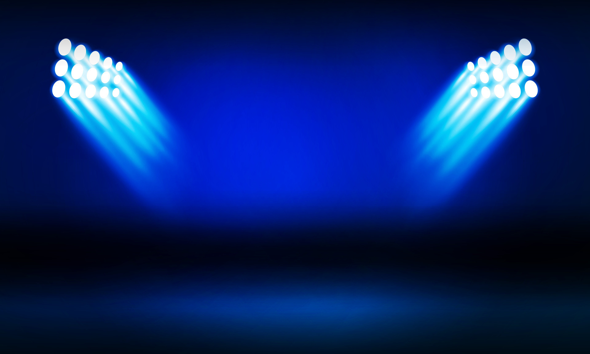 Blue 2024 stage lights