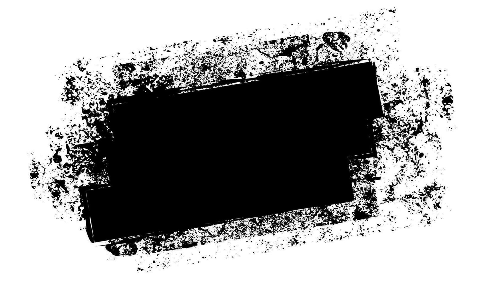 Texture. Grunge rough dirty background. Brushed black paint cover Vector