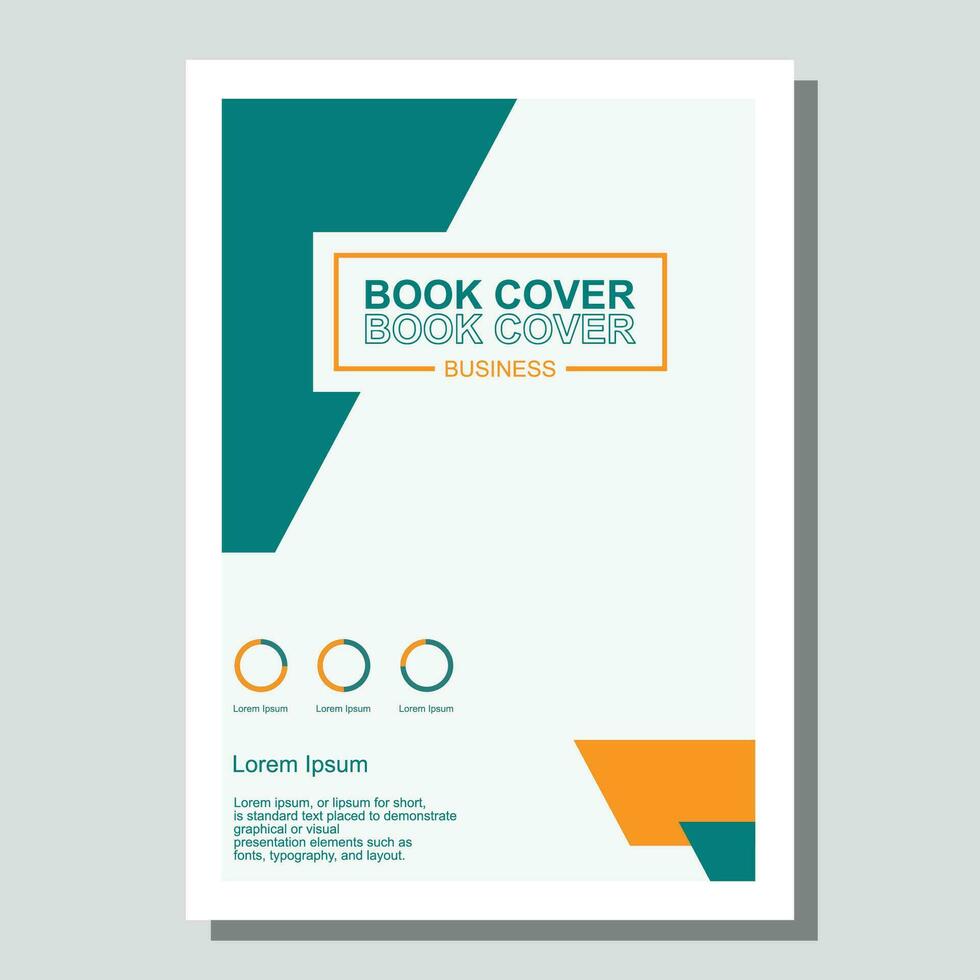book cover template suitable for business vector