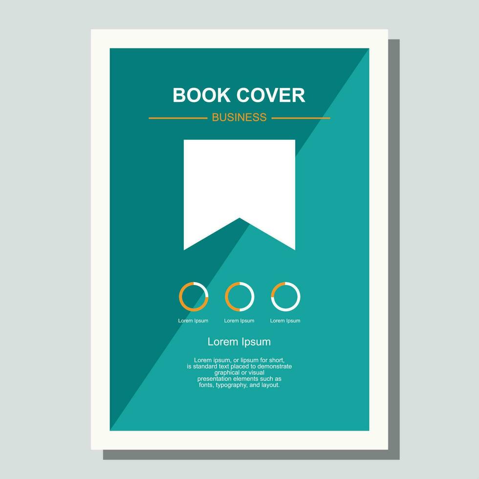 book cover template suitable for business vector