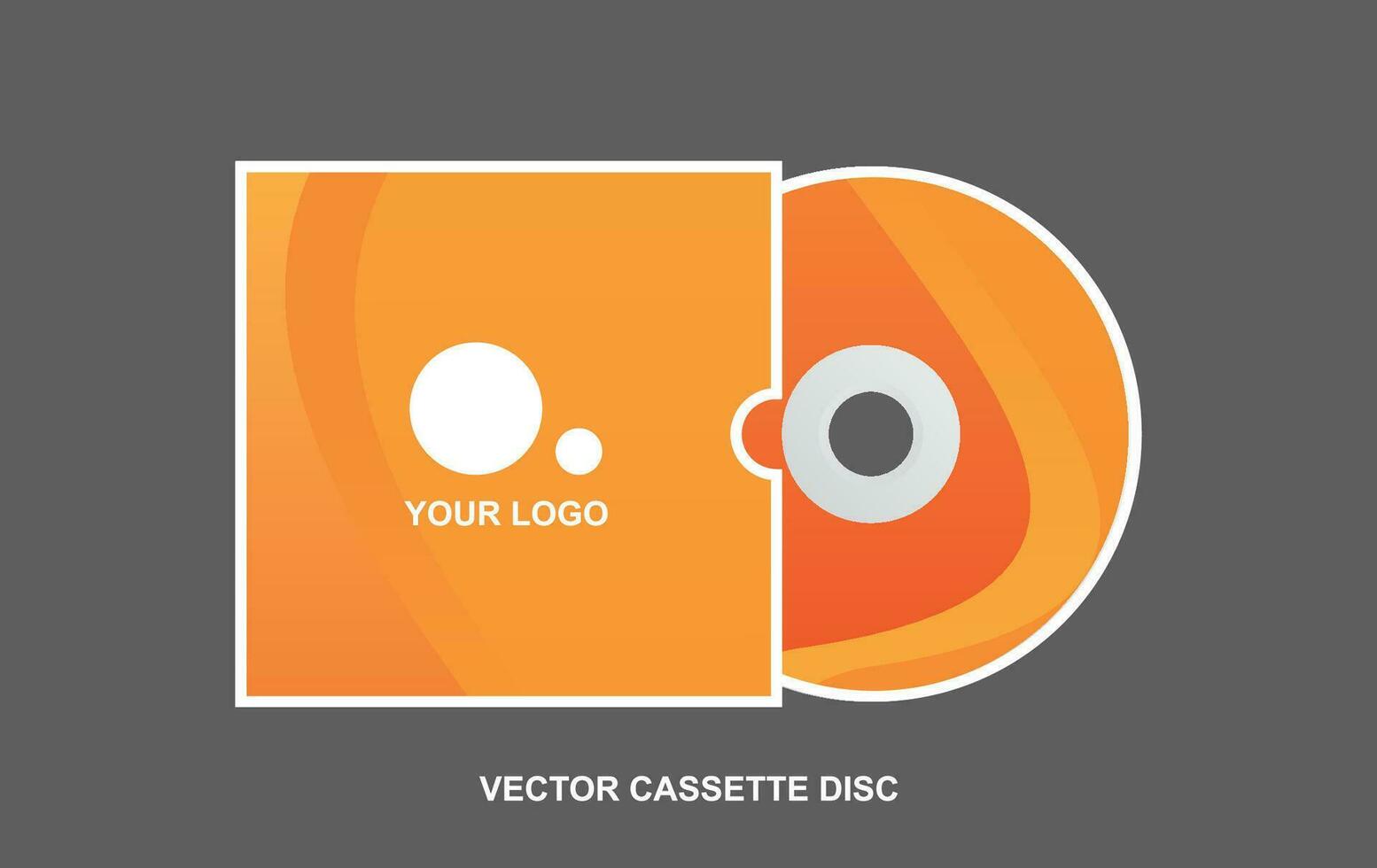 mejor calidad discos compactos casete vector