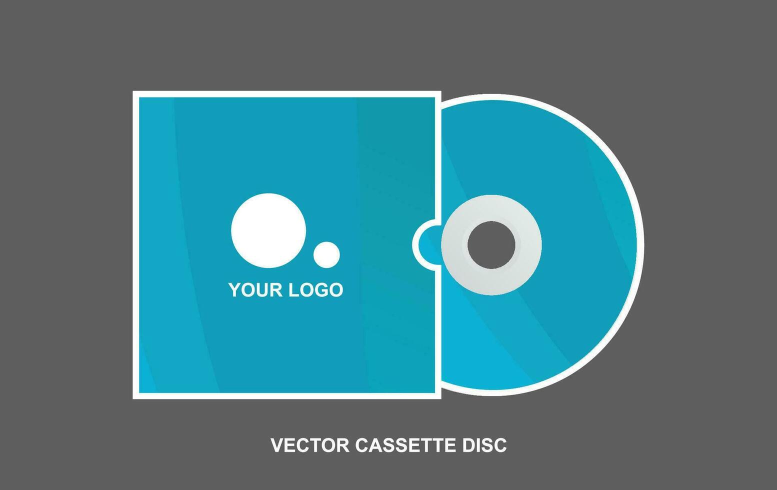 mejor calidad discos compactos casete vector