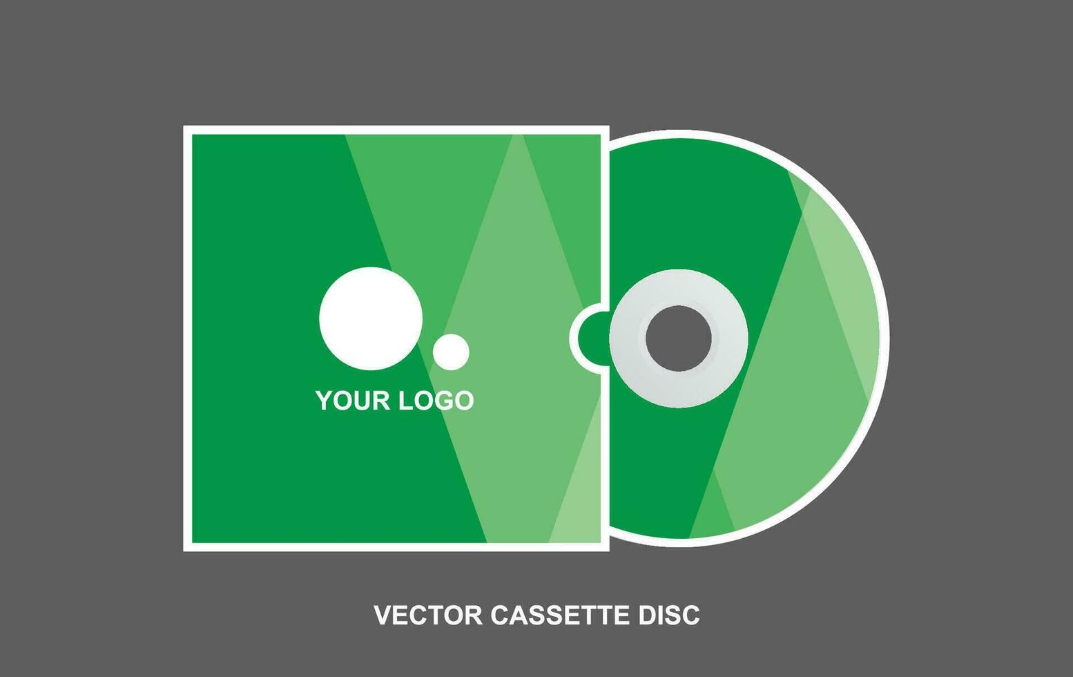 mejor calidad discos compactos casete vector