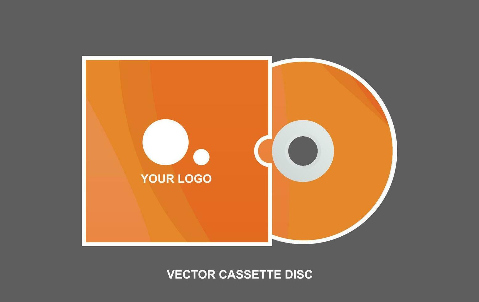 mejor calidad discos compactos casete vector